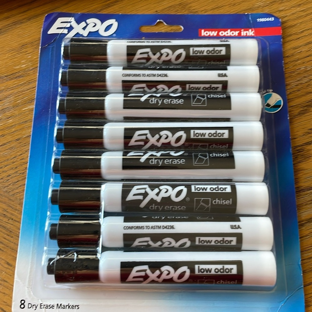 Expo Dry Erase Markers Low Odor Ink (8 Dry Erase Markers)